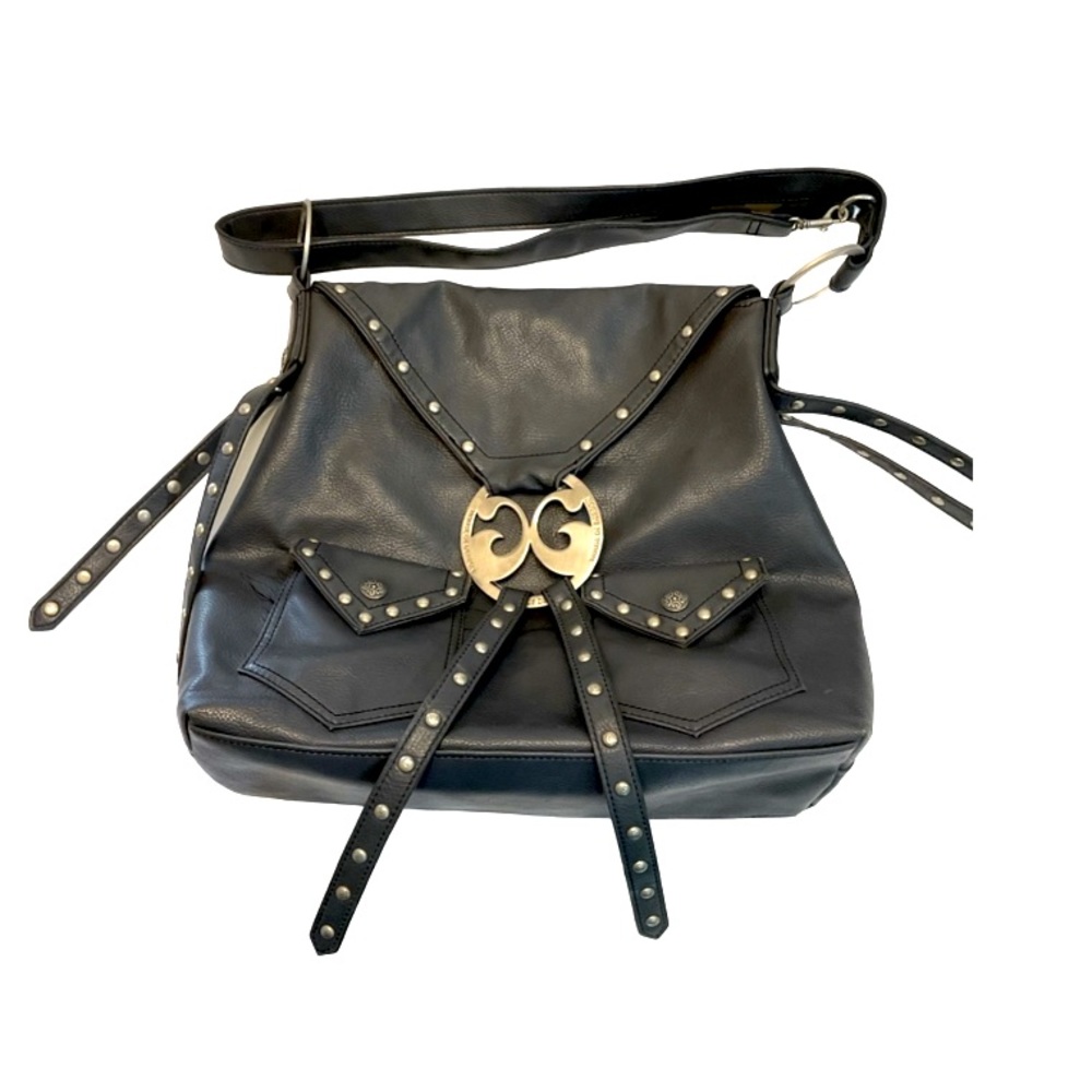BEYONCÉ’S House of Dereon Collection Black Studded Hobo Shoulder Bag